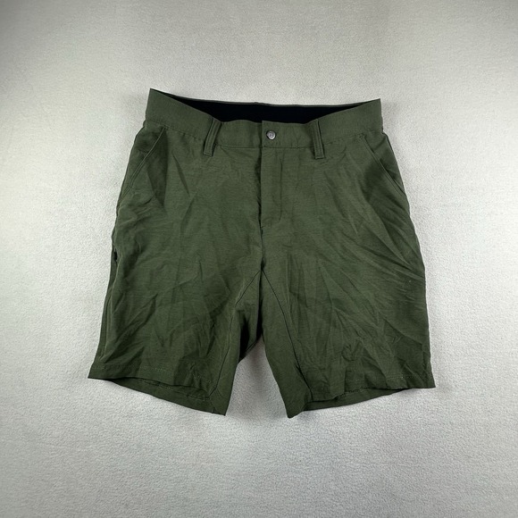 BYLT Short Mens 31 Green KINETIC 9" Performance Shorts Stretch Golf - Picture 1 of 12